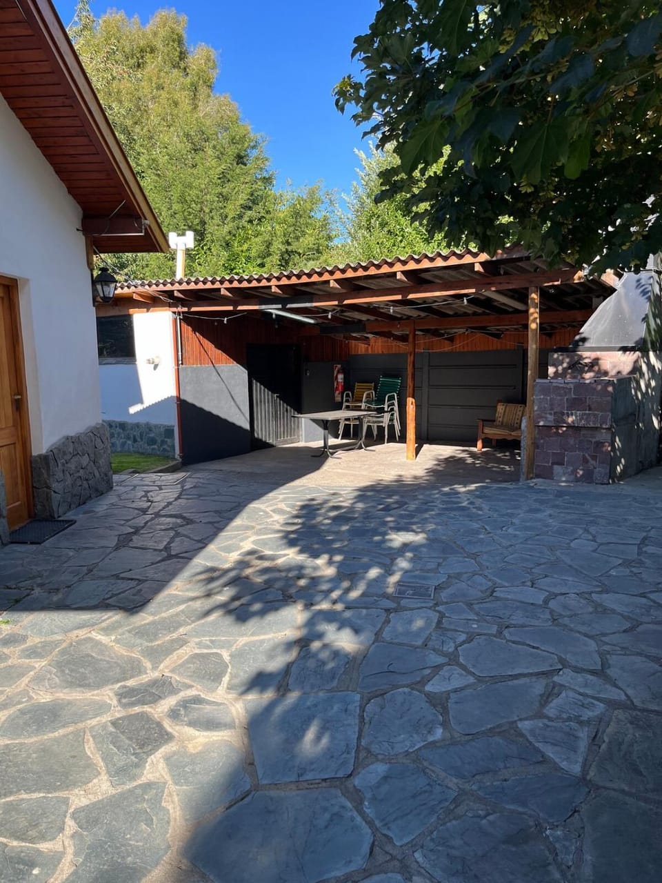 Property building, Patio, Day