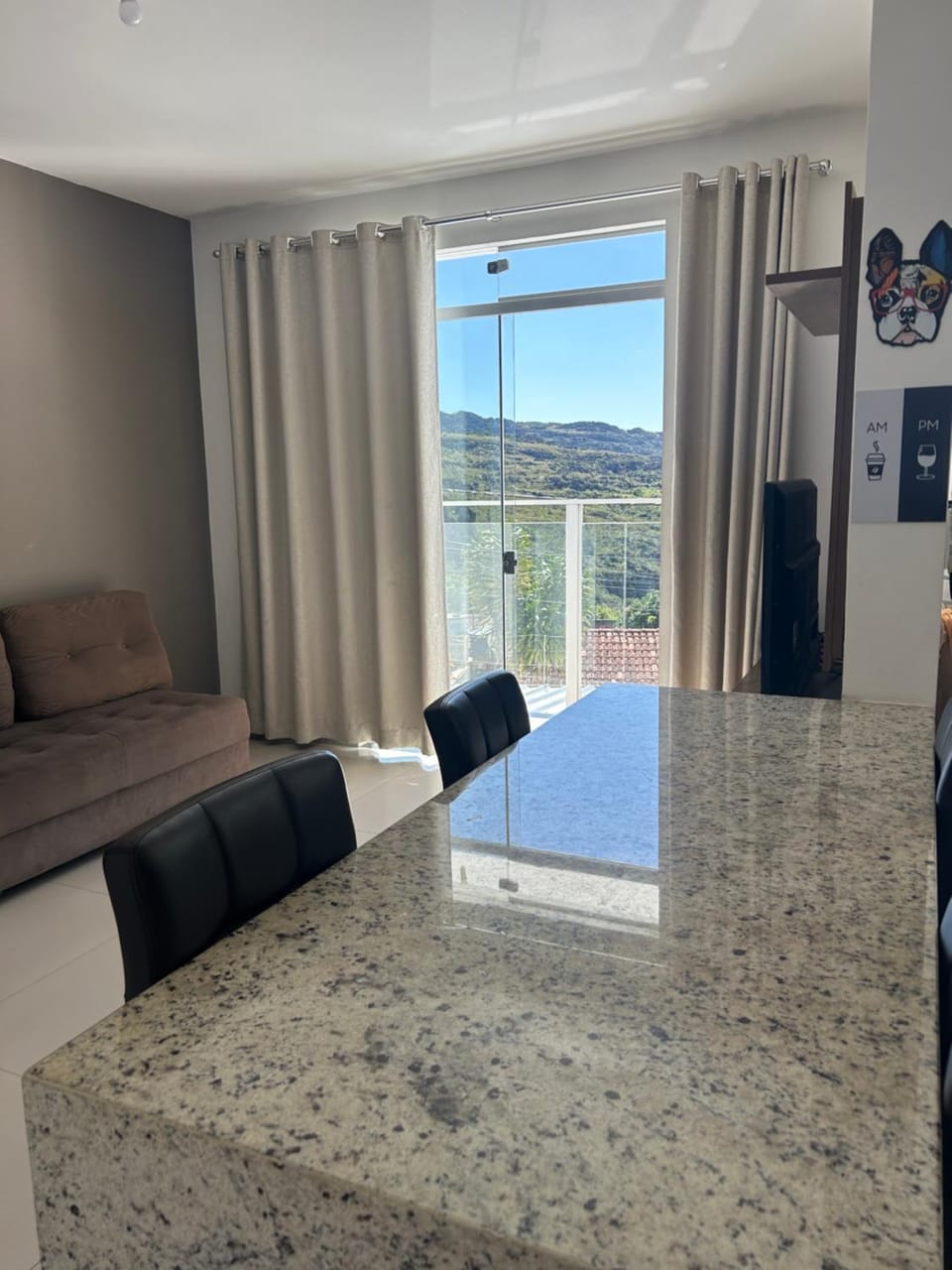 Natural landscape, Dining area, Mountain view