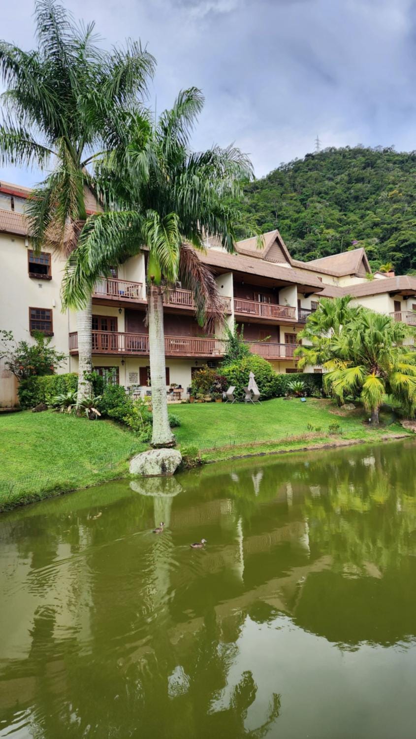 Property building, Natural landscape, Lake view, Mountain view