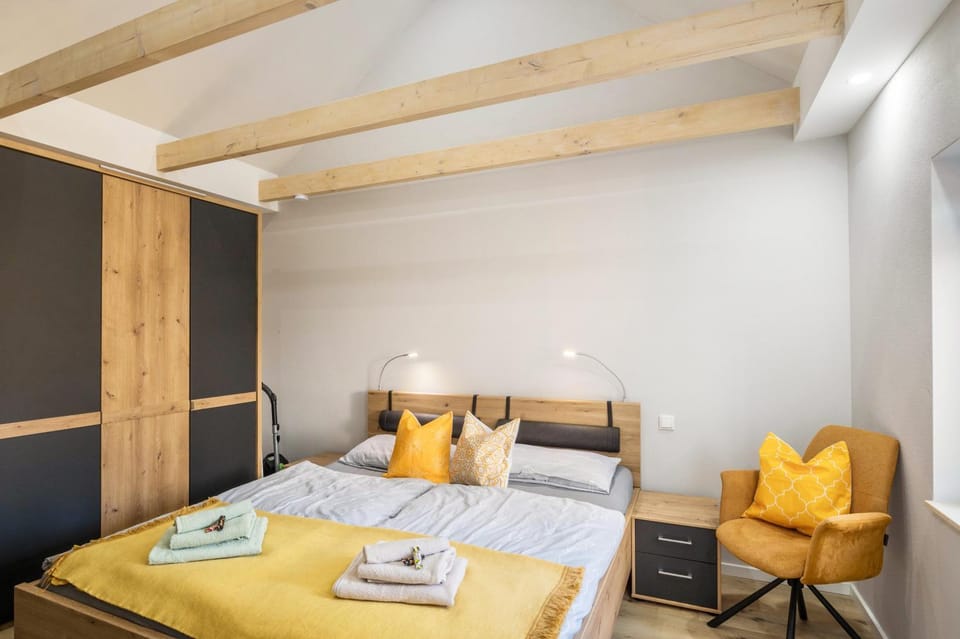 Property building, Living room, Bedroom