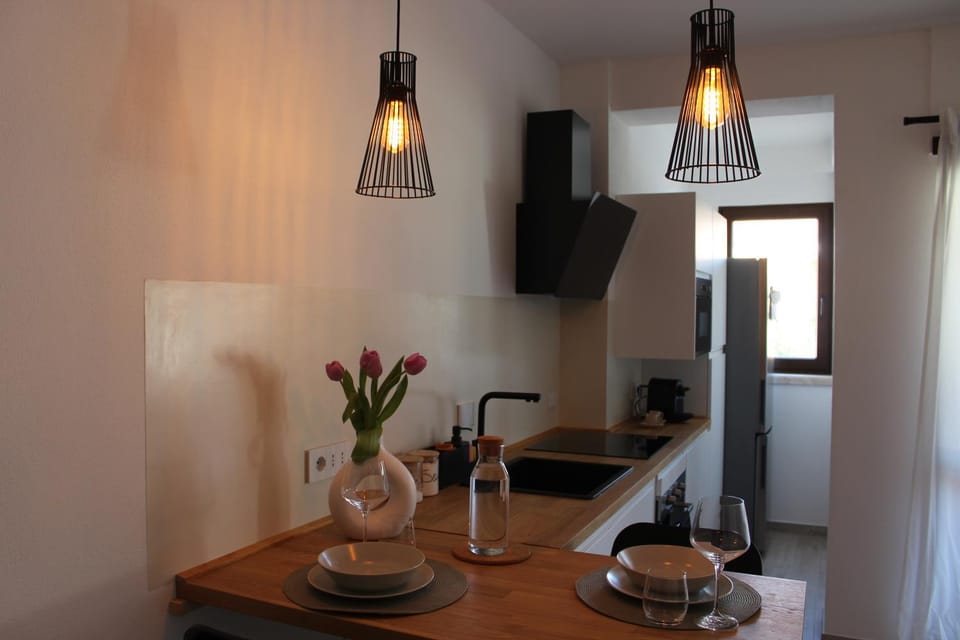 Kitchen or kitchenette, minibar