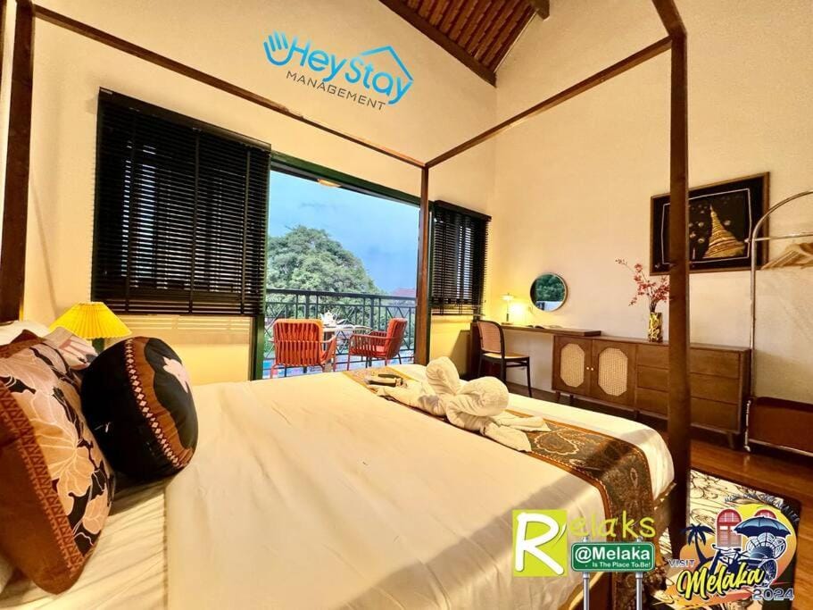 Heritage House 16Pax RiverView 3 Mins WalkJonker House in Malacca