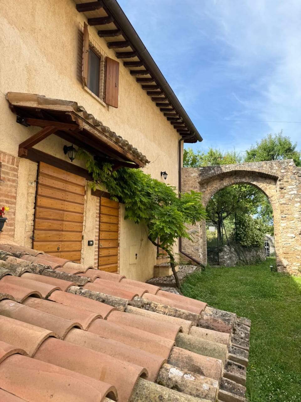Property building, Garden