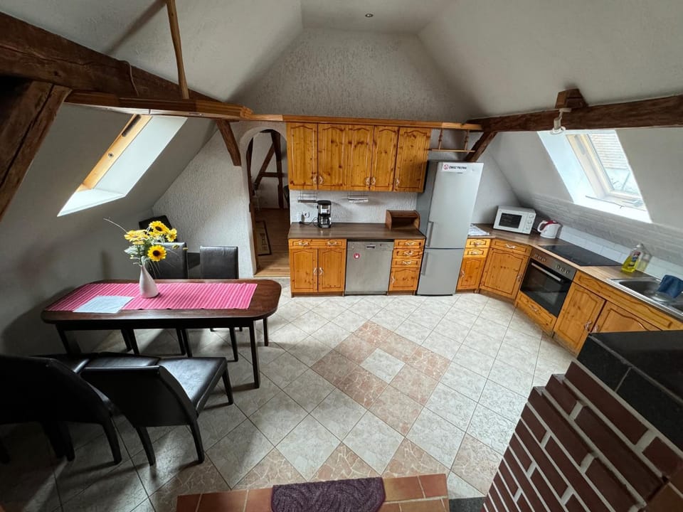 Kitchen or kitchenette, kitchen
