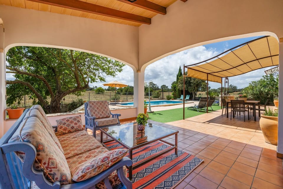 Property building, Living room, Swimming pool