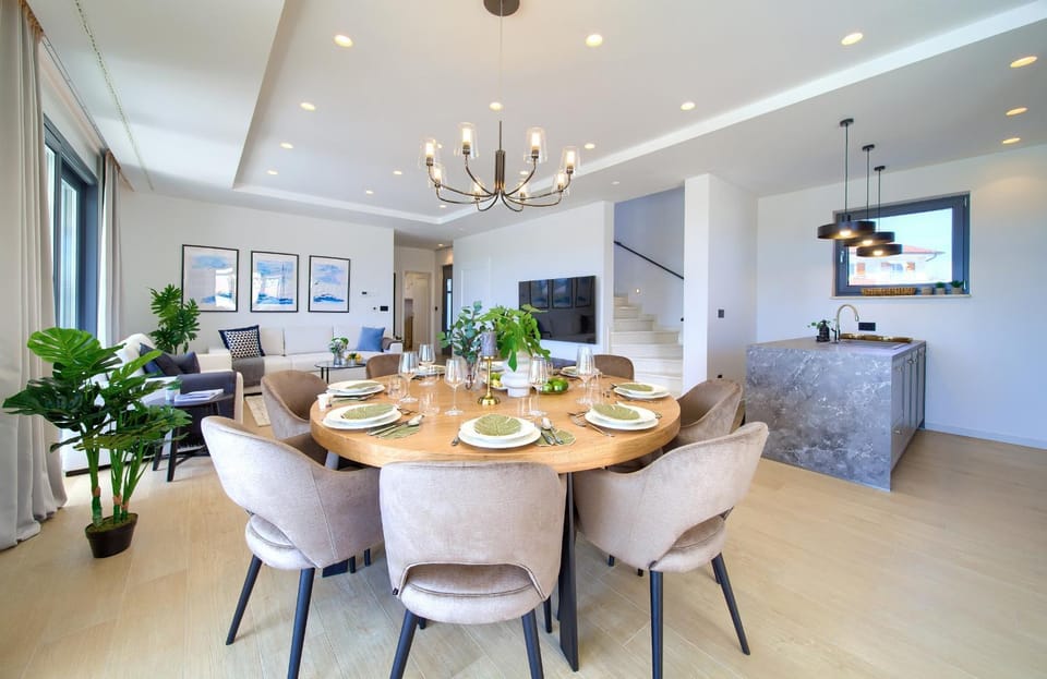 Luxury Villa Harmony with heated pool and seaview Villa in Krk