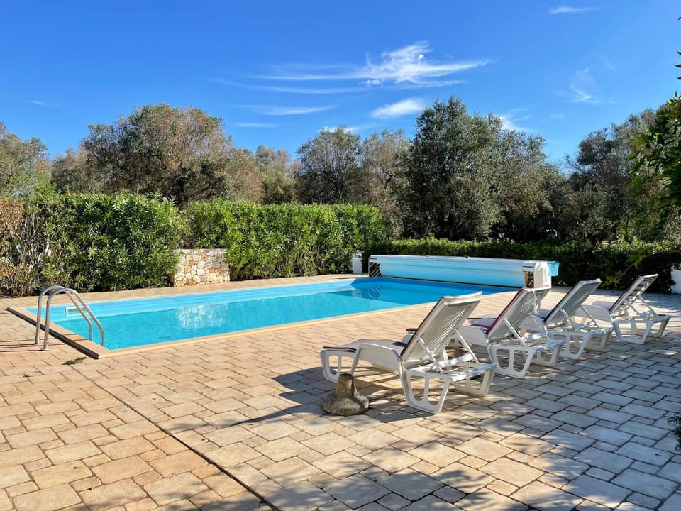 Pool view, Swimming pool, sunbed