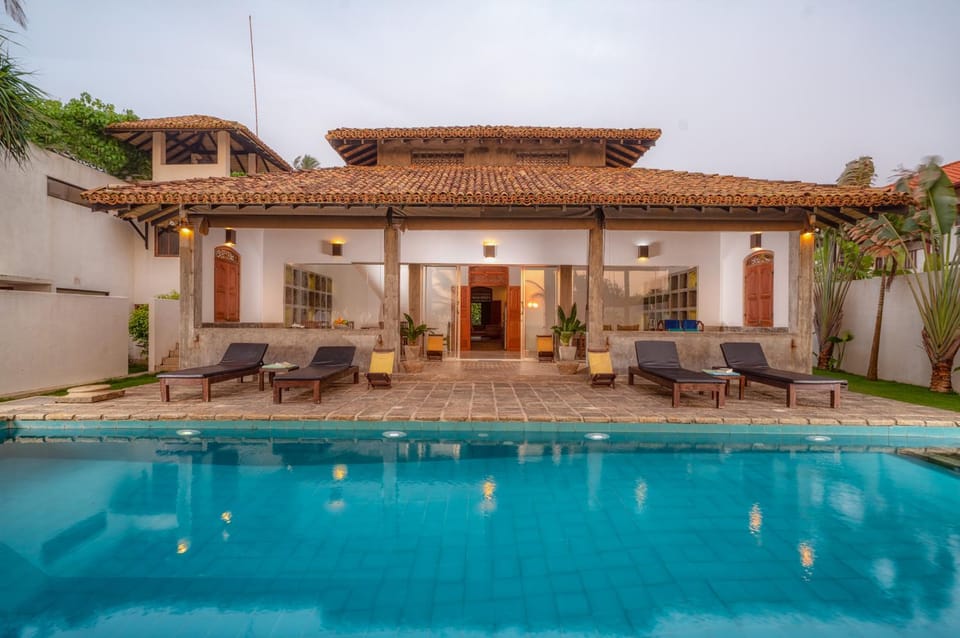 Facade/entrance, Pool view
