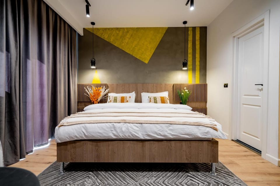 Bed, Photo of the whole room, Bedroom, wardrobe