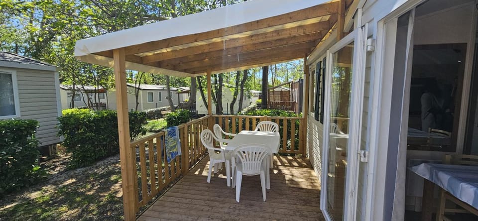 Property building, Patio