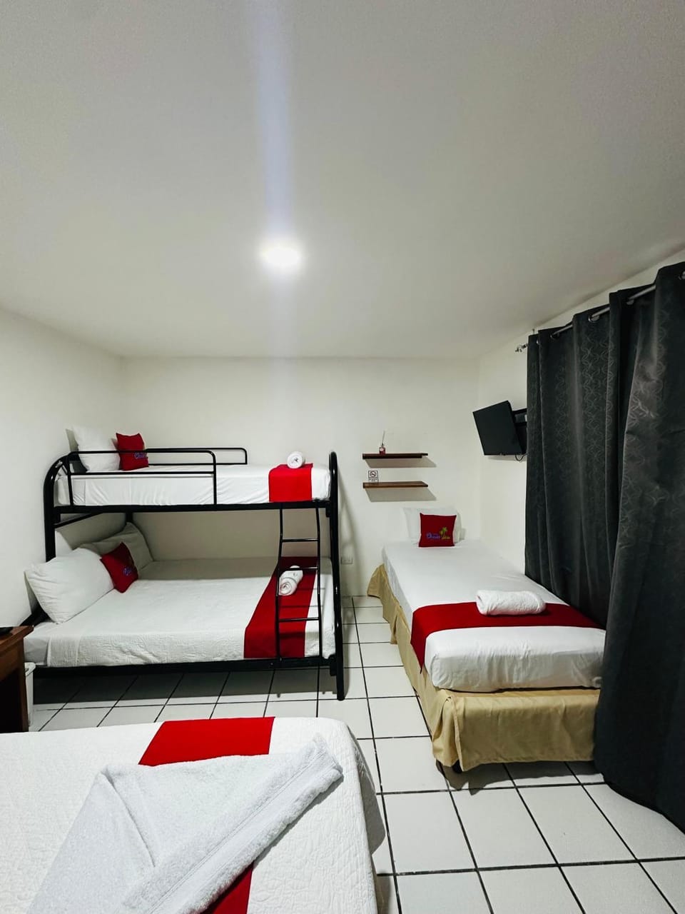 Bed, TV and multimedia
