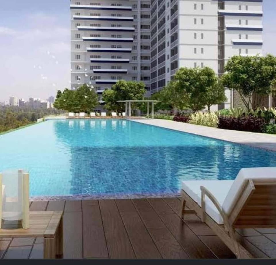 Property building, View (from property/room), Swimming pool, sunbed