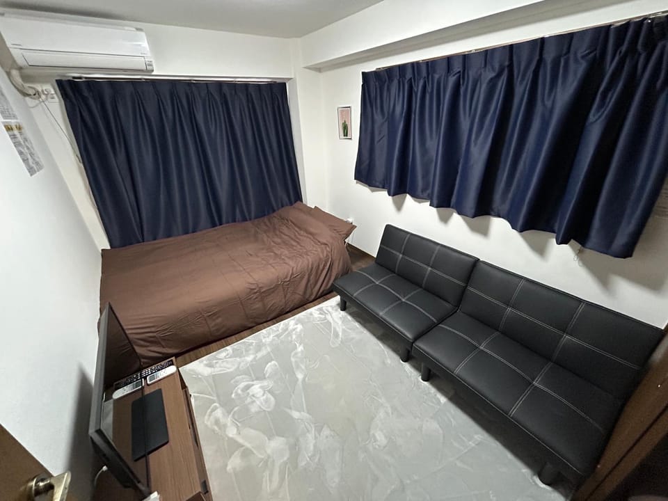 Bed, TV and multimedia, Photo of the whole room, Bedroom, air conditioner