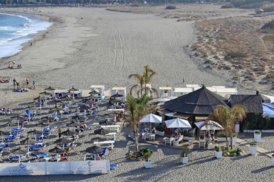 Nearby landmark, Natural landscape, Bird's eye view, Beach, Evening entertainment, Sea view, Location