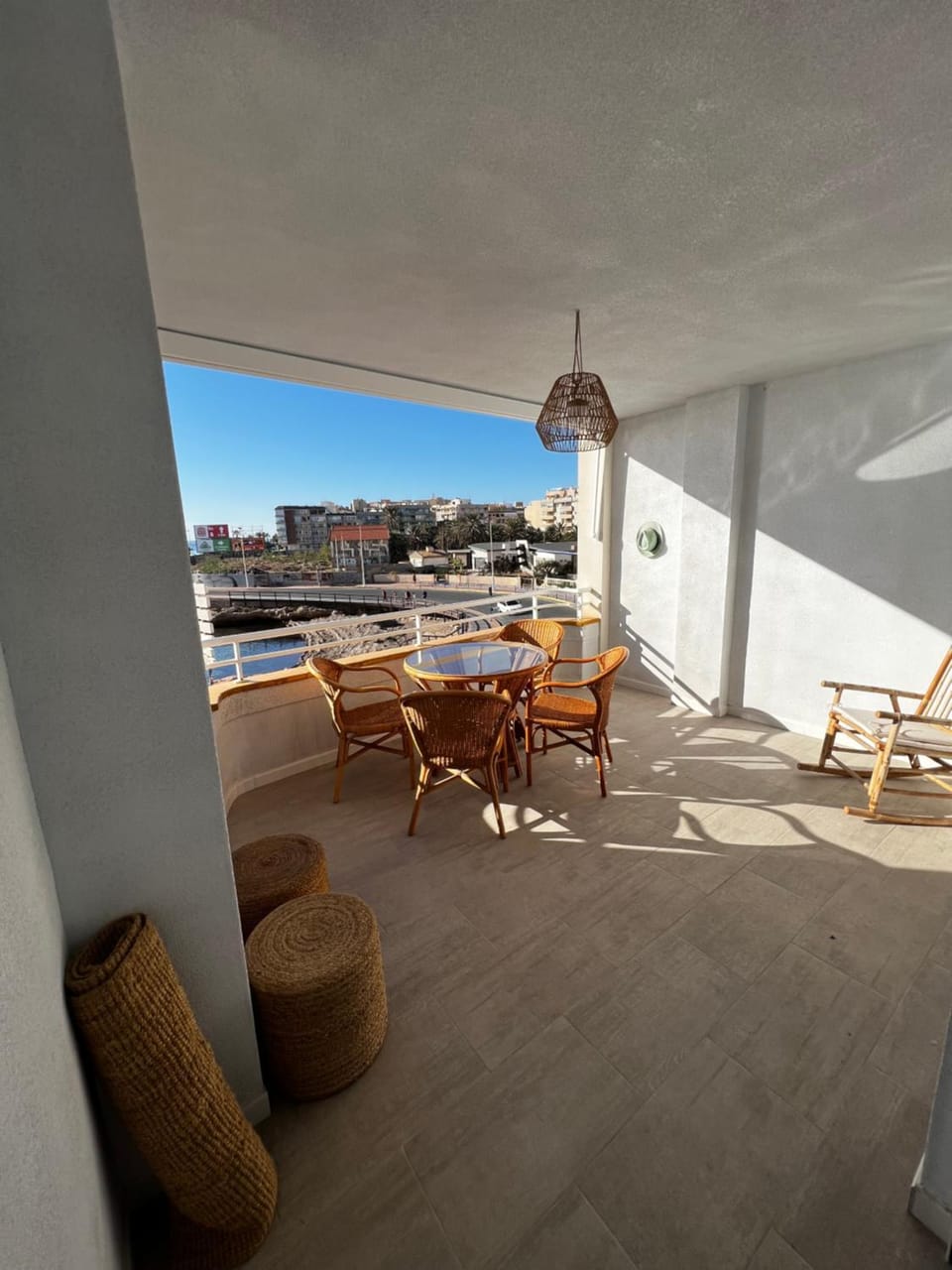 Day, View (from property/room), Balcony/Terrace, Seating area, Dining area