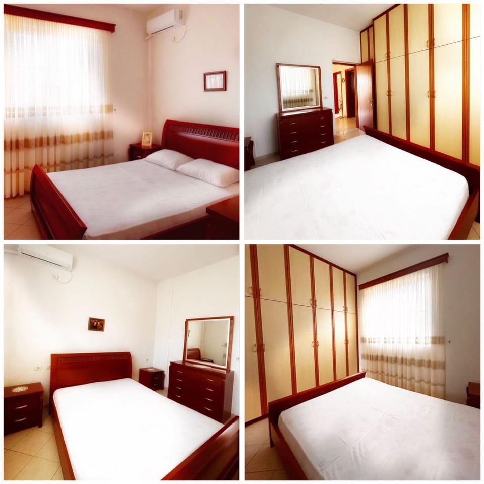 Bed, Photo of the whole room, Bedroom, wardrobe, air conditioner