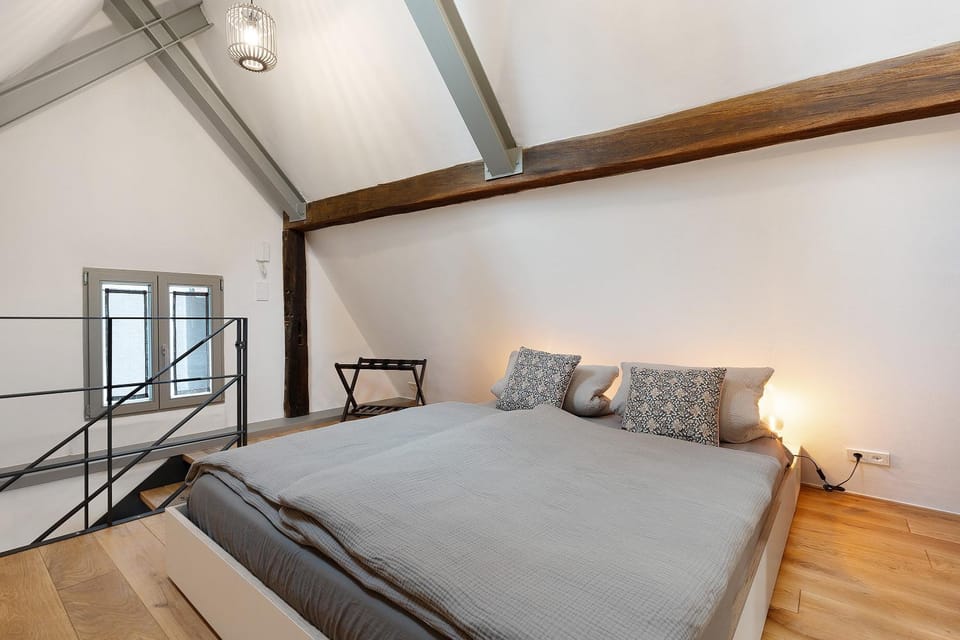 Property building, Living room, Bedroom