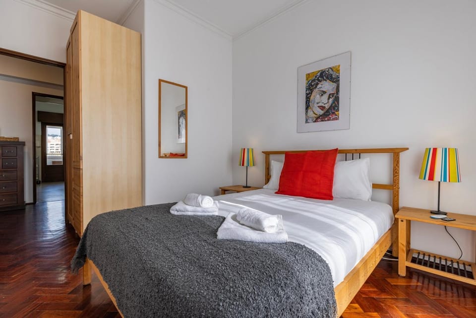 Bed, Bedroom, wardrobe