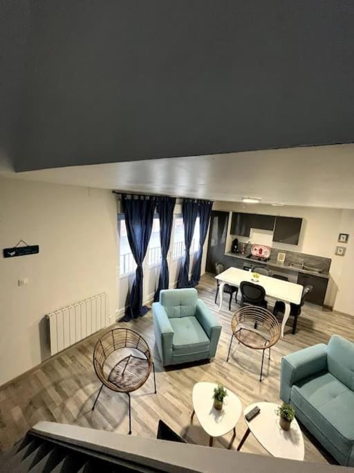 Living room, Seating area, Dining area