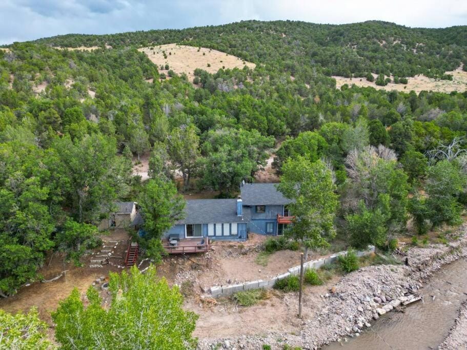 Property building, Natural landscape, Bird's eye view