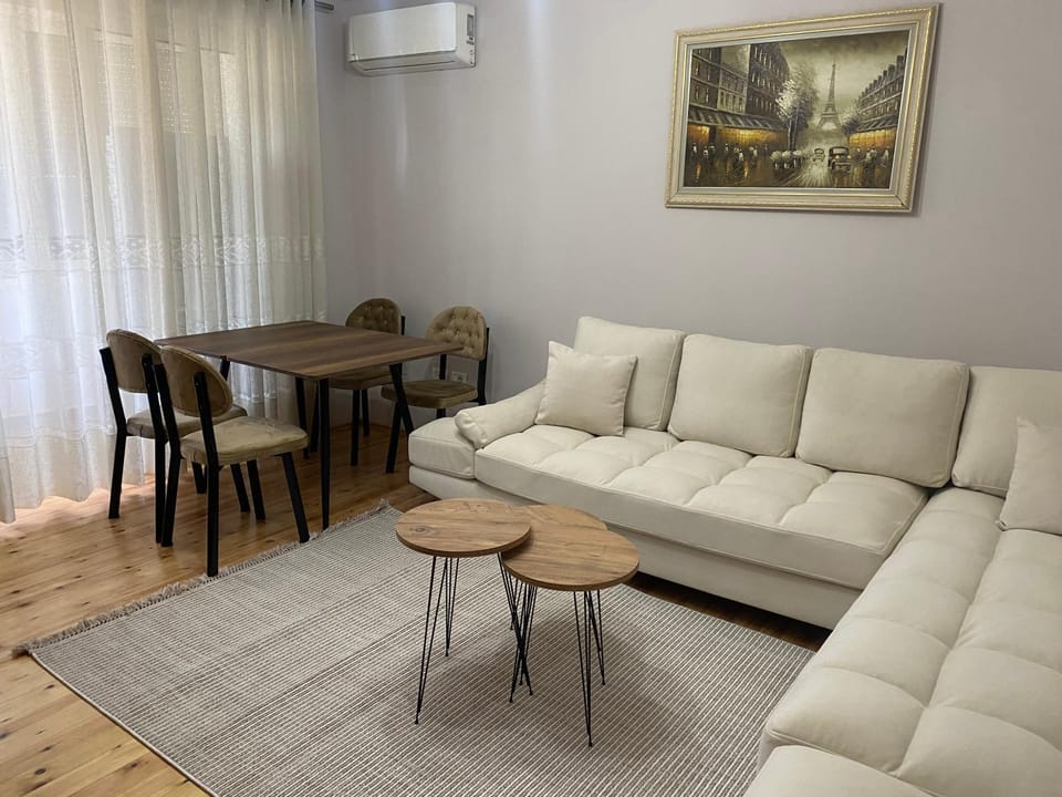 Living room, Seating area, Dining area, air conditioner