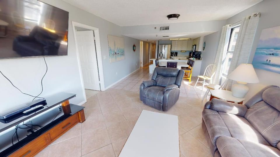 3 Bedroom 2 Bath Beach View #205 Beach Place Condos Apartment in Madeira Beach