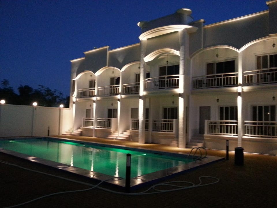 Property building, Pool view, Swimming pool