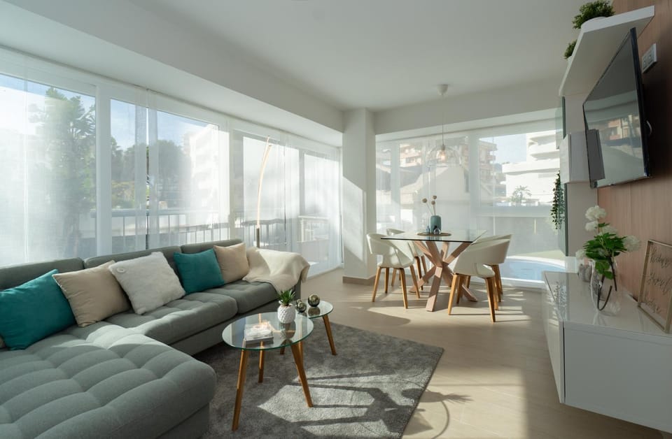 TV and multimedia, View (from property/room), Balcony/Terrace, Living room, Dining area