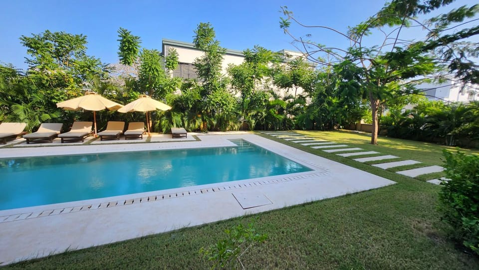 Property building, Pool view, Swimming pool