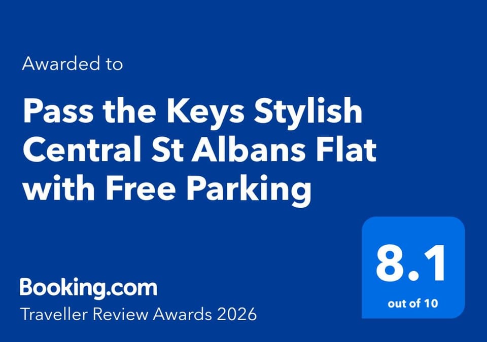 Pass the Keys Stylish Central St Albans Flat with Free Parking Apartment in St Albans