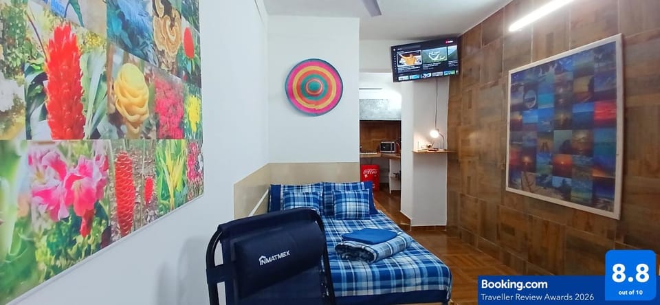 Bed, TV and multimedia, Photo of the whole room, Seating area, Bedroom, air conditioner