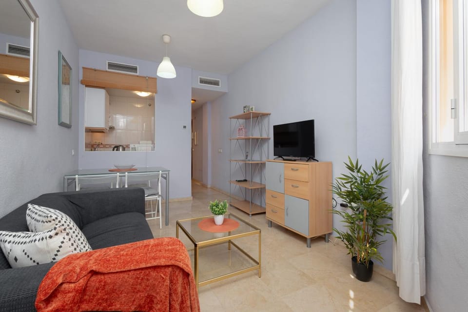 TV and multimedia, Kitchen or kitchenette, Living room, Seating area, air conditioner