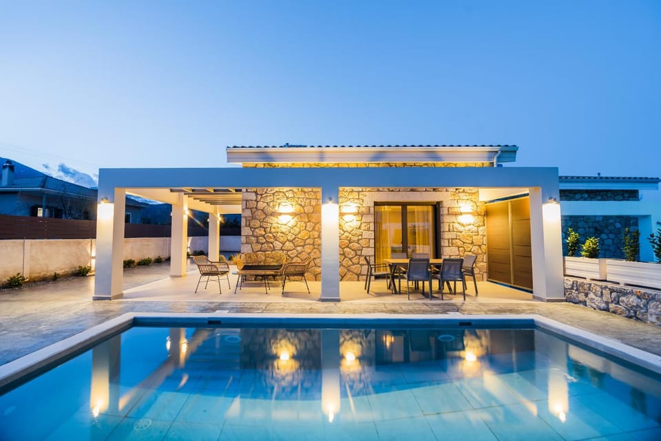 Property building, Patio, Pool view, Swimming pool