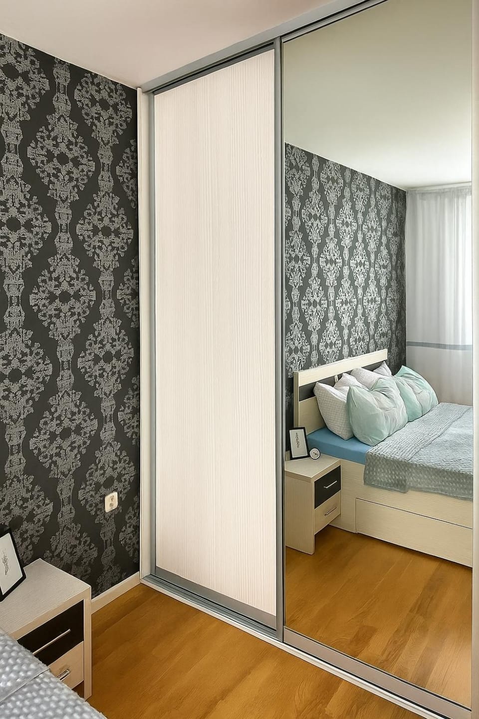 Bed, Bedroom, wardrobe