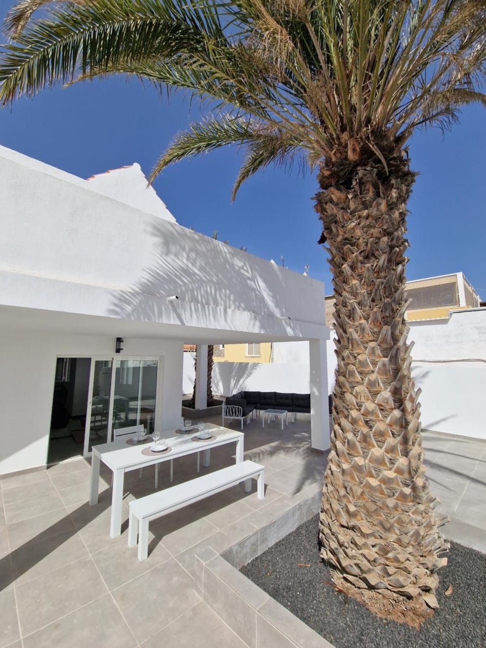 Property building, Patio