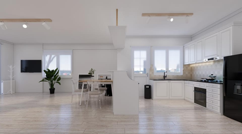 Kitchen or kitchenette, Dining area, minibar