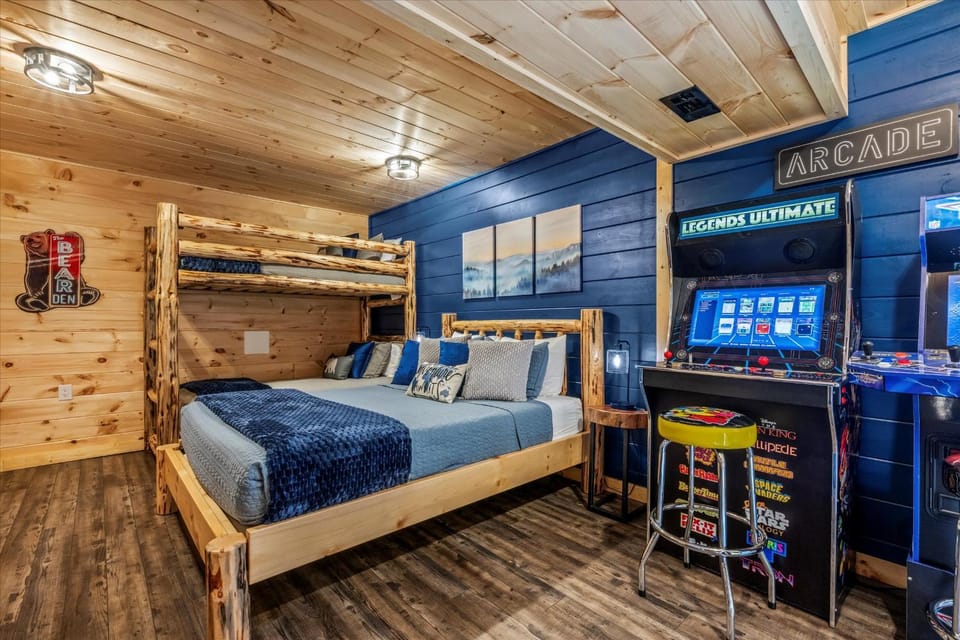 Bed, Game Room, Bedroom, bunk bed