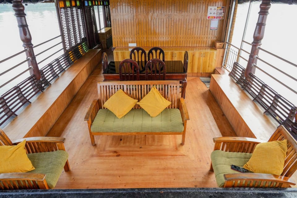 St. Mary Houseboat Docked boat in Kumarakom