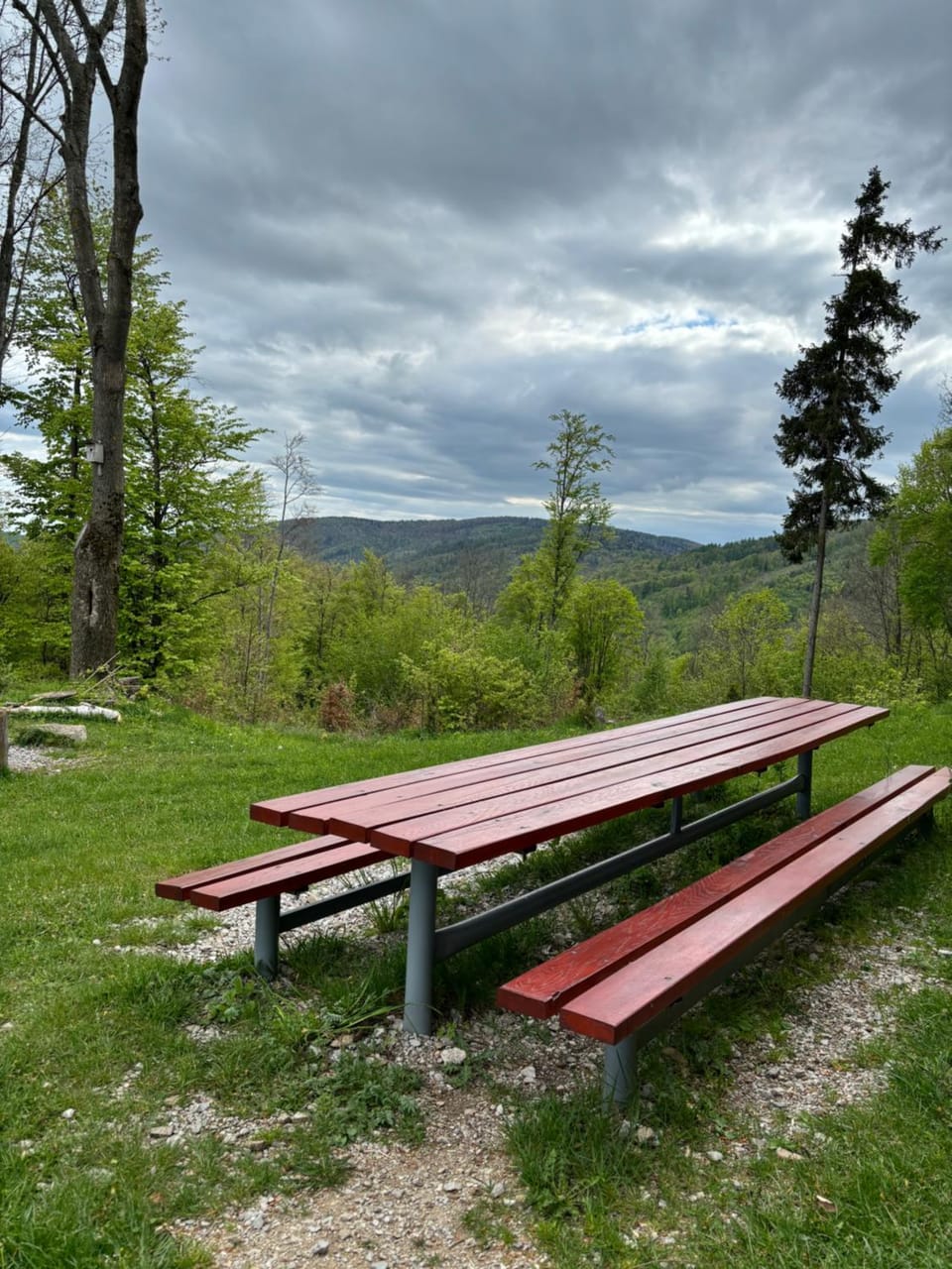 Natural landscape, Seating area, Mountain view