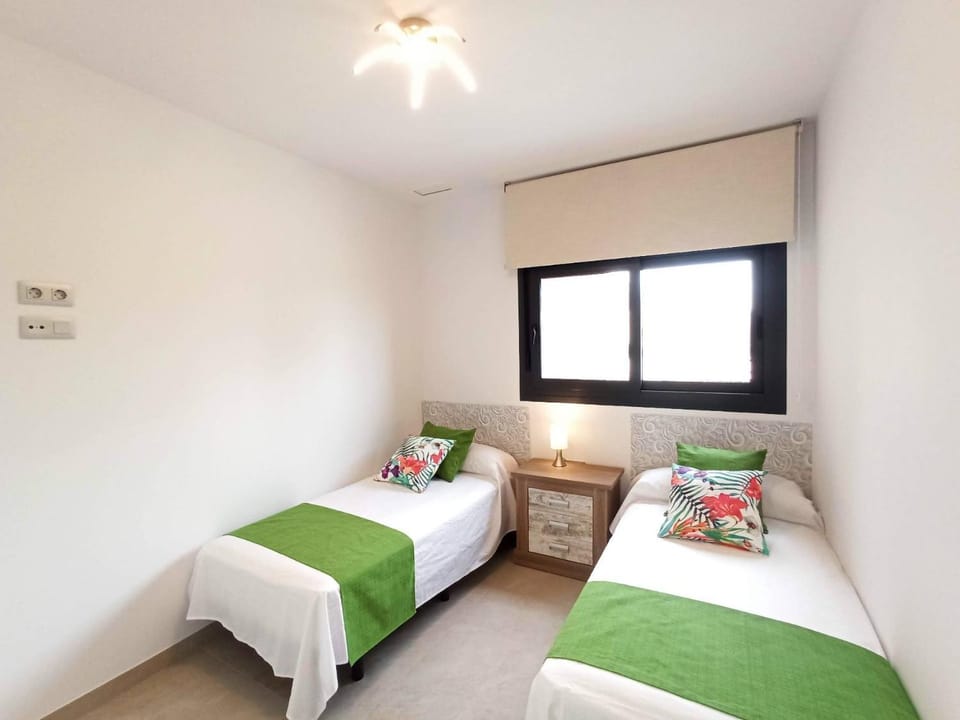 Bed, Bedroom, air conditioner