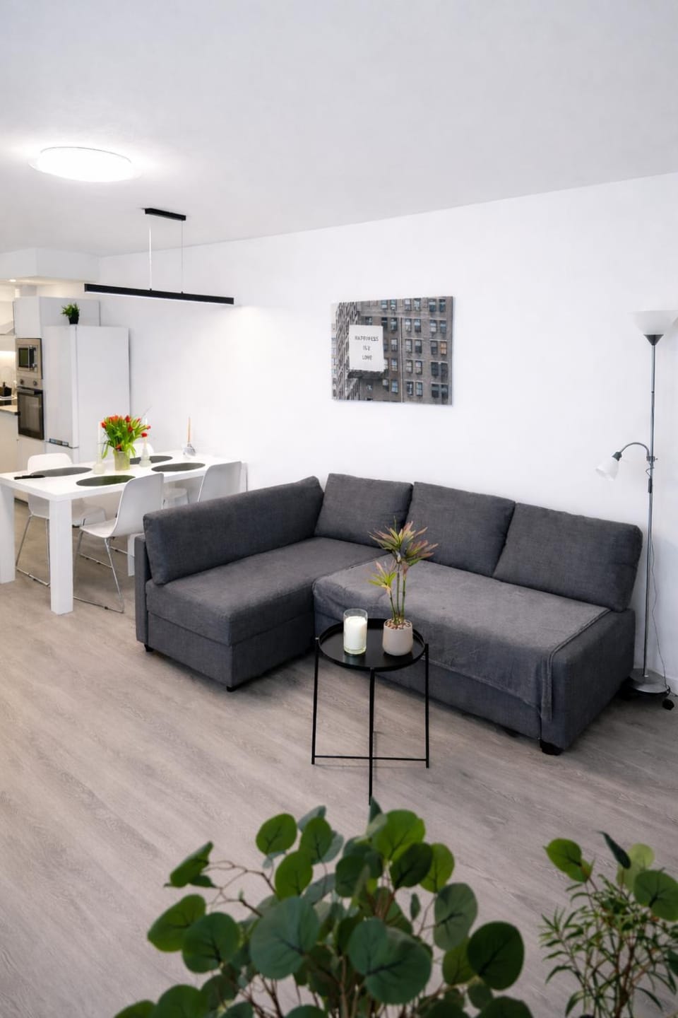 Bed, Living room, Photo of the whole room, Seating area