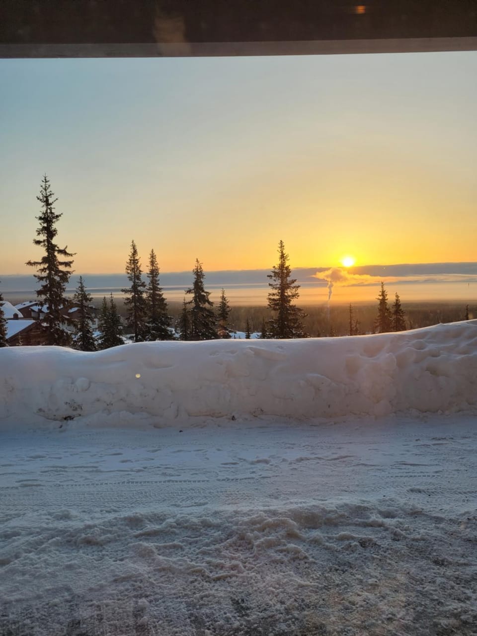 Natural landscape, Winter, Sunrise