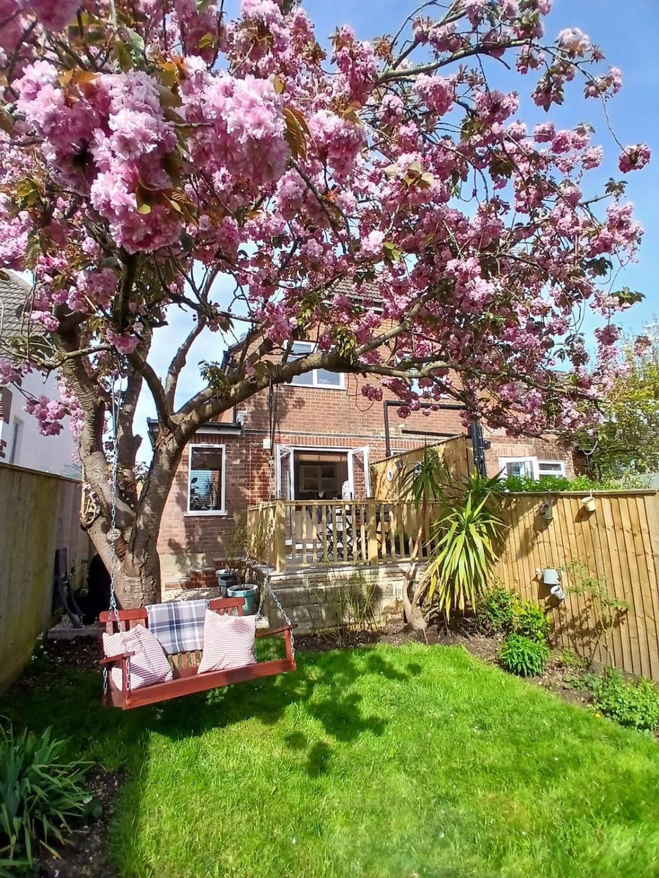 Spring, Garden, Garden view