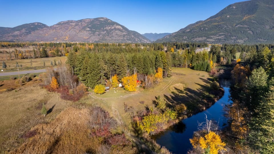 Spring, Day, Natural landscape, Bird's eye view, Mountain view