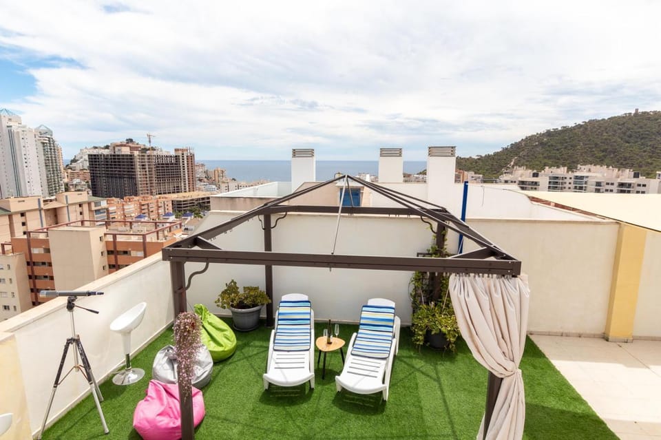 Patio, Day, Sea view