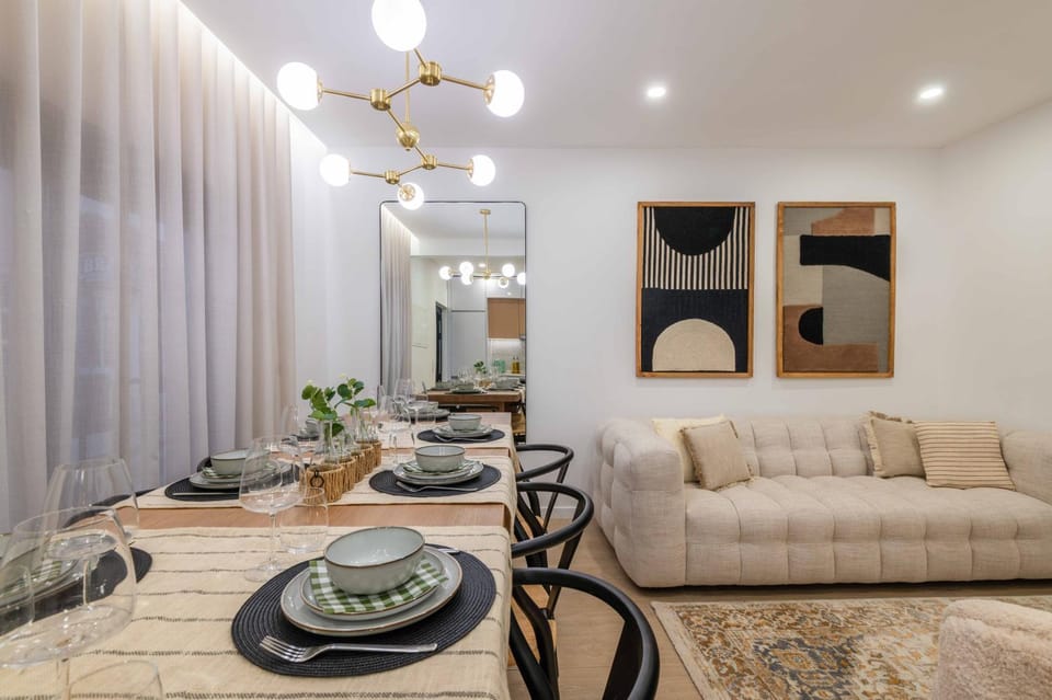Living room, Seating area, Dining area
