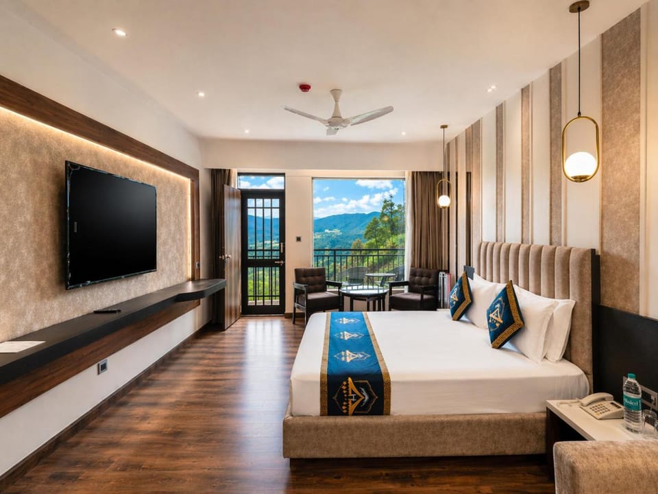 TV and multimedia, Photo of the whole room, Bedroom, Mountain view