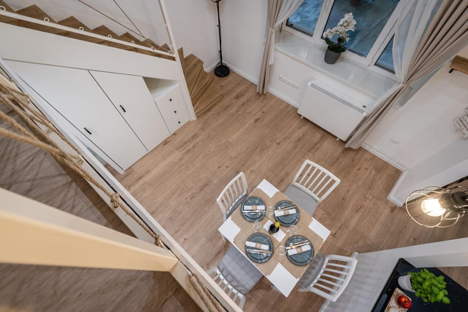Kitchen or kitchenette, Living room, Dining area