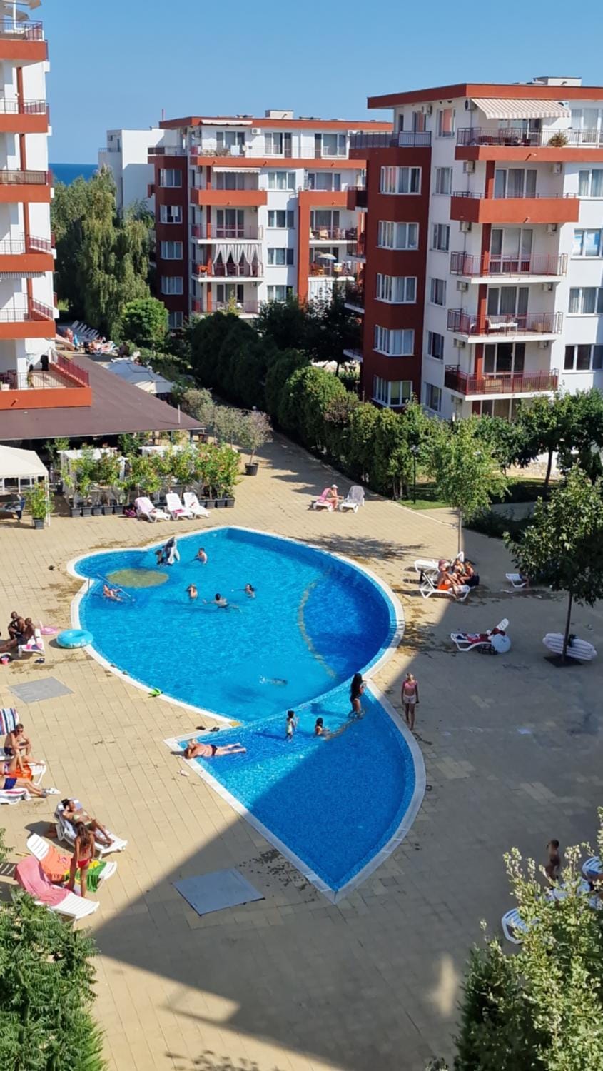 Studio Robinson Beach Sea Nessebar View Apartment in Burgas Province