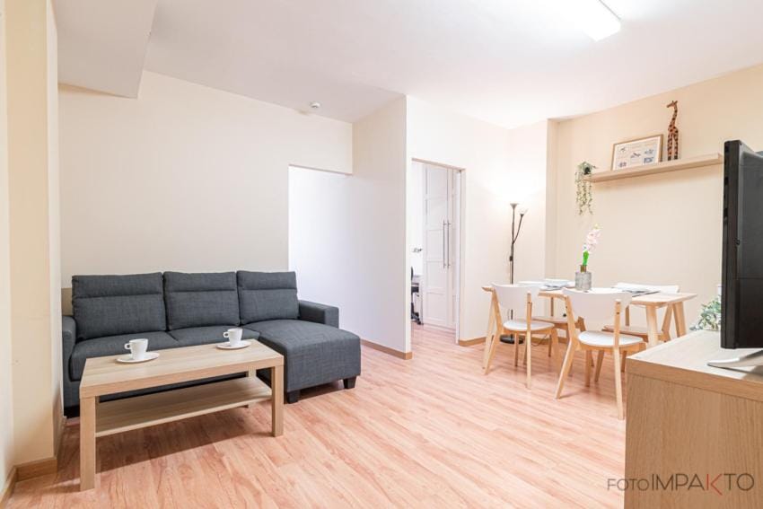 Living room, Seating area, Dining area